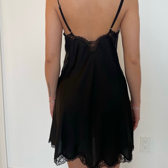 Black Victoria Secret Slip Dress - Picture 2 of 2